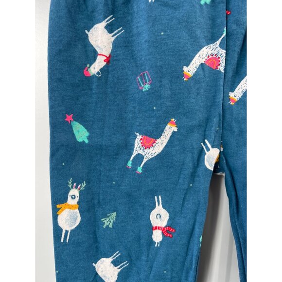 Carter’s Printed Christmas Llama Pajama Pants Size 7 Pull On Elastic Sleepwear - Picture 3 of 7